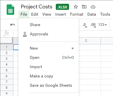 Save as Google Docs