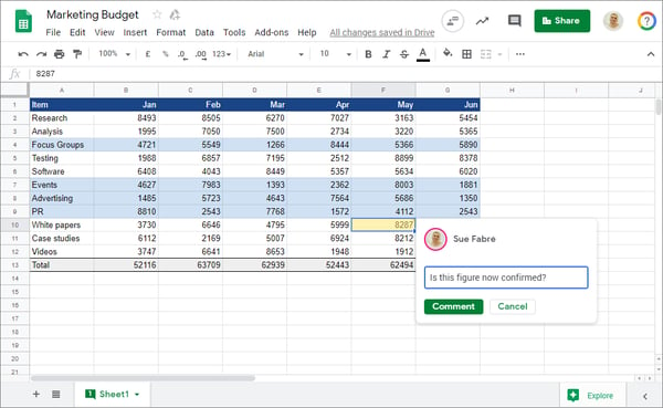 Google_Sheets_interface