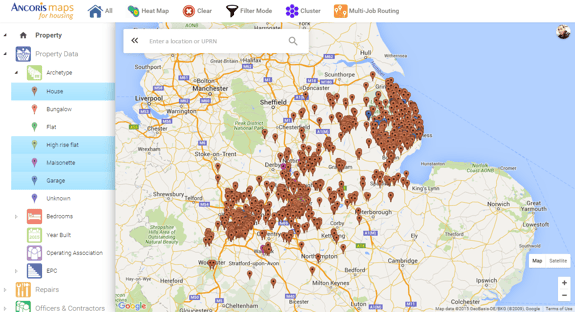 Ancoris maps for housing