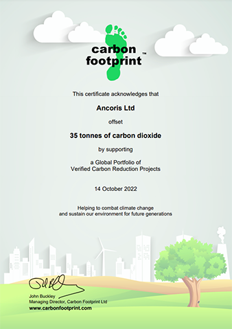 Carbon Offset Certificate