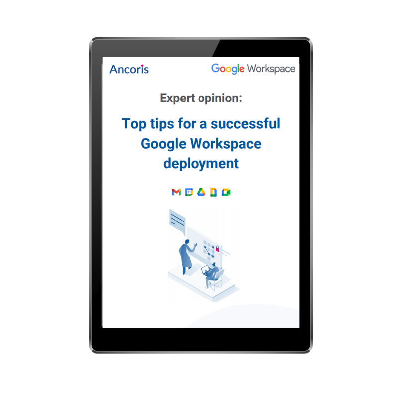 FRONT COVER  - Top tips for Google Workspace Deployments