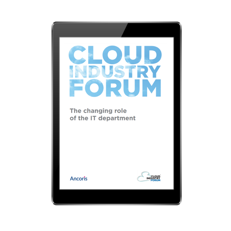 FRONT COVER - CIF The Changing Role of the IT department