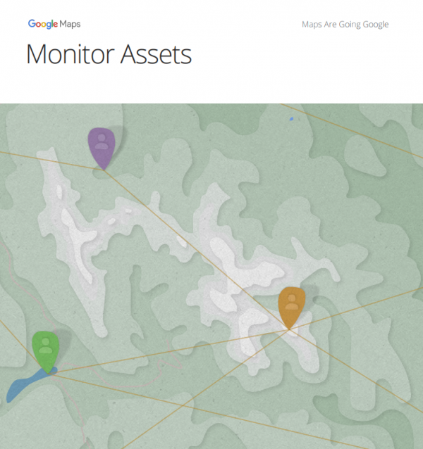 How to monitor assets with Google Maps