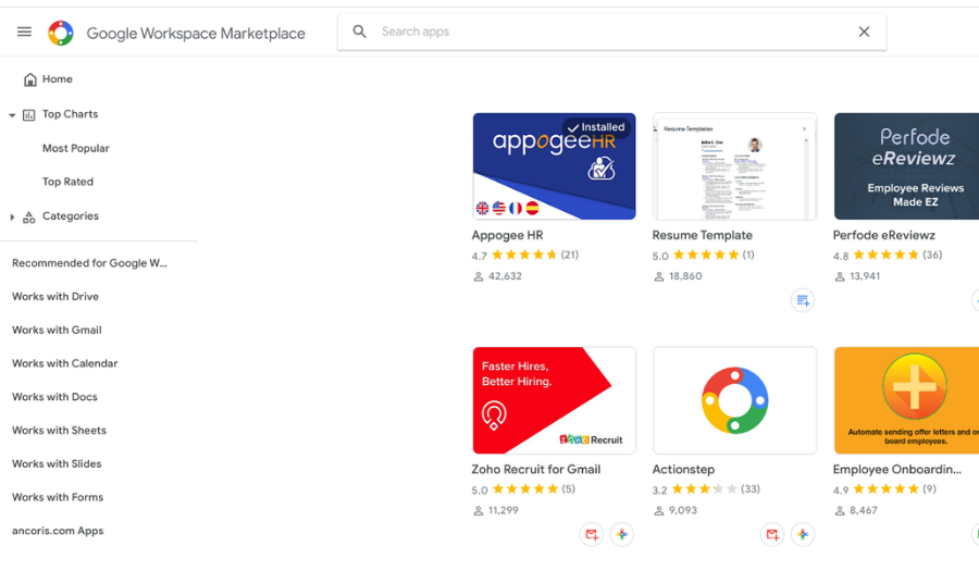 Google Workspace Marketplace