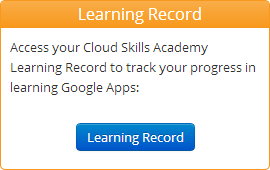Cloud Skills Academy Learning Record