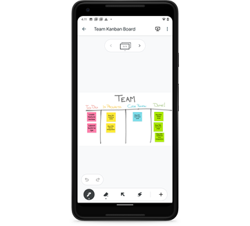 Google Jamboard on different devices