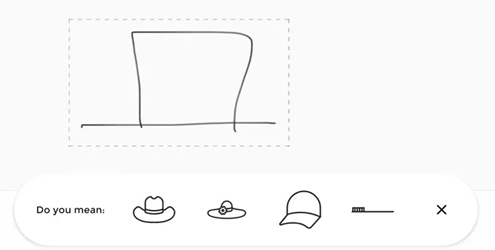 Google Jamboard can improve your drawing with predefined shapes